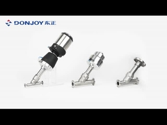 Fluid Regulating Globe angle Seat Valve With stianless steel actuator