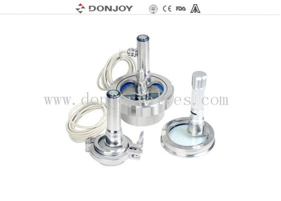 2017 Type Clamp Flange Stainless Steel Sight Glass With Light