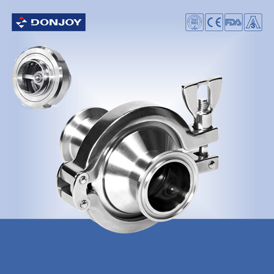 3 Inch Clamp Stainless Steel Hydraulic Check Valves For Recover Liquid Loss