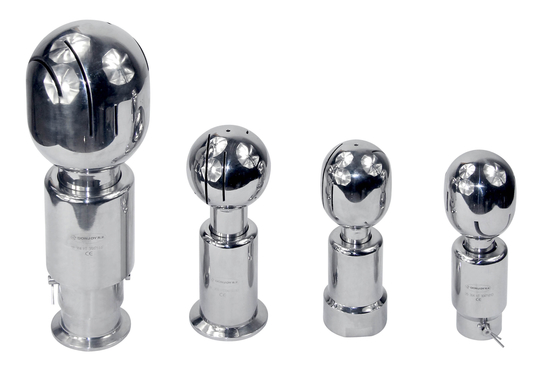 SS316L 2" BSP Thread Elliptial Rotating Cip Tanks  Spray Ball ,Sanitary Cleaner