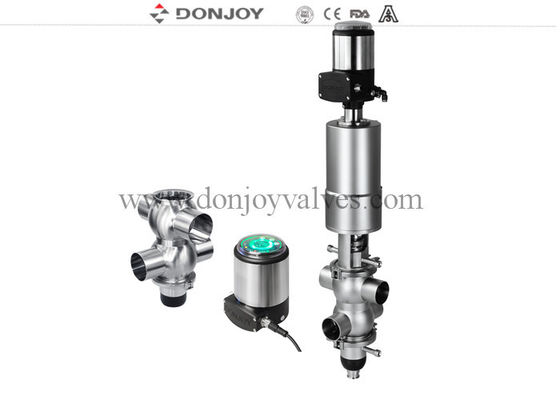 Sanitary SS316L Mixproof Double Seat Valve DN40-DN150