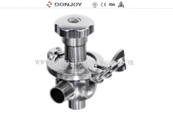 Manual Tank Bottom Sanitary Diaphragm Valve  for fluid control
