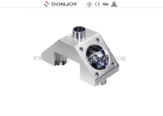 SS316L sanitary multiport Sanitary Diaphragm Valve for controlling flow