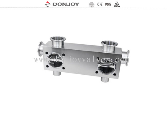 stainless steel 316L Multiport Diaphragm Valve with Plastic Hand Wheels for pure water process