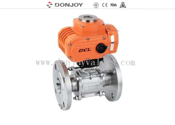 DC24V Small Electronic Rotary Valve  Explosion Proof EXD II BT4 Electric Actuator