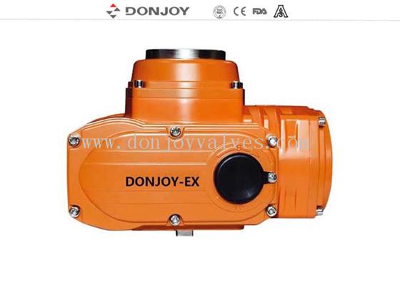DC24V Small Electronic Rotary Valve  Explosion Proof EXD II BT4 Electric Actuator