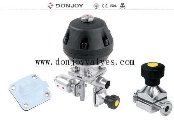 DN80 Welding 316L Multiport Pneumatic Diaphragm Valve